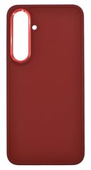 TPU чохол Bonbon Metal Style для Samsung S24+ red