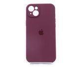 Силіконовий чохол Full Cover для iPhone 14 Plus plum Full Camera