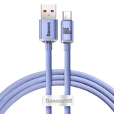 Кабель Baseus Crystal Shine Series Type-C 100W 1.2m purple