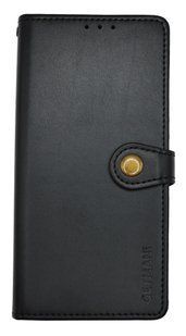 Чехол-книжка кожа для Xiaomi Redmi Note 12 Turbo/Poco F5 black Getman Gallant PU