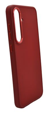 TPU чехол Bonbon Metal Style для Samsung S24+ red