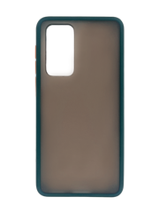 Чохол 2 в 1 Matte Color для Huawei P40 (TPU) green/orange