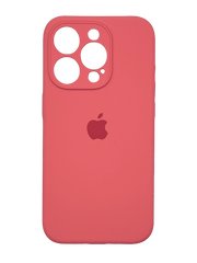 Силіконовий чохол Full Cover для iPhone 15 Pro rose Full Camera
