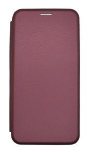Чохол книжка Original шкіра для Samsung A8+ 2018 marsala
