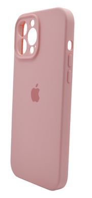 Силіконовий чохол Full Cover для iPhone 13 Pro Max pink Full Camera