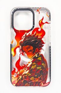 Чохол TPU+PC Anime legends Clear with MagSafe для iPhone 12/12 Pro tanjiro black