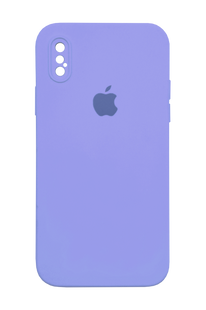 Силиконовый чехол Full Cover Square для iPhone X/XS dasheen Full Camera