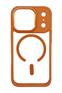 Чехол WAVE Ardor with MagSafe для iPhone 17 Pro clear cosmic orange