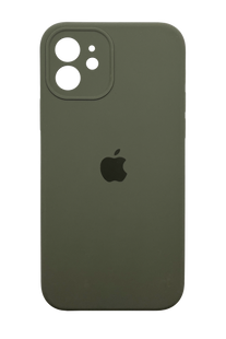 Силіконовий чохол Full Cover для iPhone 12 clay Full Camera