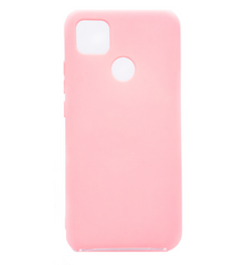 Силиконовый чехол Full Cover для Xiaomi Redmi 9C pink without logo
