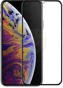 Защитное 5D стекло для iPhone 10/XS Max f/s black