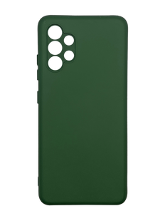 Силиконовый чехол Full Cover для Samsung A32 4G dark green Full Camera без logo