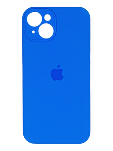 Силіконовий чохол Full Cover для iPhone 14 capri blue (new lake blue) Full Camera