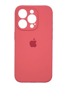 Силіконовий чохол Full Cover для iPhone 15 Pro rose Full Camera