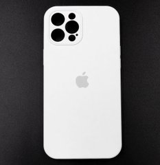 Силіконовий чохол Full Cover для iPhone 12 Pro Max white Full Camera