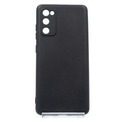 Силіконовий чохол Soft Feel для Samsung S20 FE Epik black TPU Full Camera black