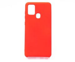 Силіконовий чохол Full Cover для Samsung A21s red без logo