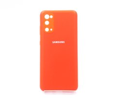 Силіконовий чохол Full Cover для Samsung S20/S11E red full camera