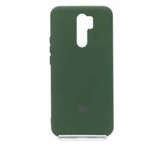 Силиконовый чехол Full Cover для Xiaomi Redmi 9 dark green my color