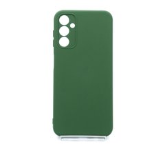 Силіконовий чохол Full Cover для Samsung A14 4G/5G dark green Full Camera без logo