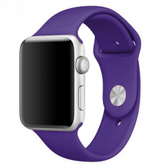 Силіконовий ремінець для Apple Watch 38/40mm S(77) amethyst
