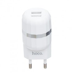 Адаптер змінного струму HOCO C41A Type-C 2USB 2.4A white