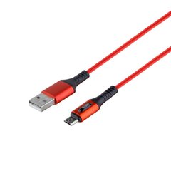 USB кабель HOCO U79 Admirable Micro 2.4A/1,2m red