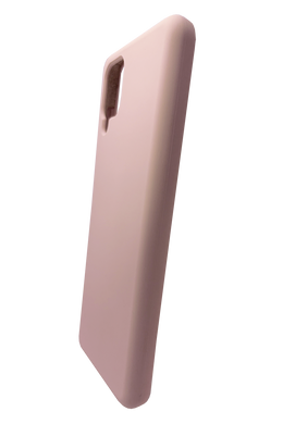 Силиконовый чехол Fibra для Samsung A12/M12 pink sand