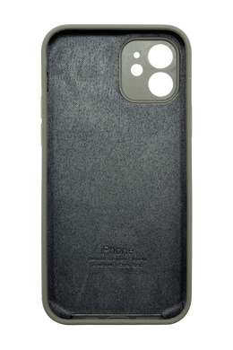 Силиконовый чехол Full Cover для iPhone 12 clay Full Camera