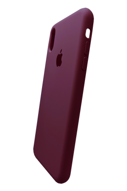 Силіконовий чохол Full Cover для iPhone X/XS maroon
