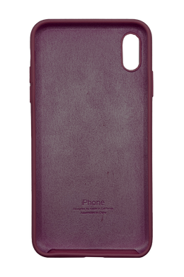 Силіконовий чохол Full Cover для iPhone X/XS maroon