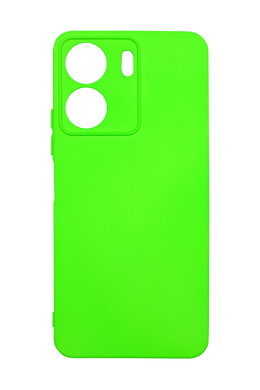 Силіконовий чохол Full Cover для Xiaomi Redmi 13C 4G/Poco C65 4G neon green Full Camera без logo