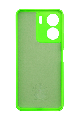 Силіконовий чохол Full Cover для Xiaomi Redmi 13C 4G/Poco C65 4G neon green Full Camera без logo