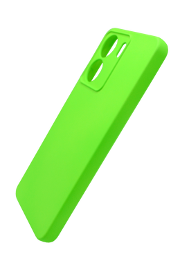 Силіконовий чохол Full Cover для Xiaomi Redmi 13C 4G/Poco C65 4G neon green Full Camera без logo