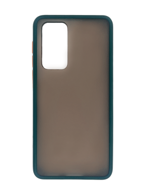 Чехол 2 в 1 Matte Color для Huawei P40 (TPU) green/orange