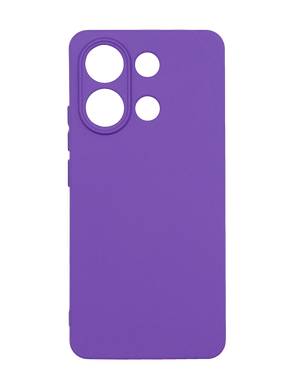 Силиконовый чехол Full Cover для Xiaomi Redmi Note 13 4G purple Full Camera без logo