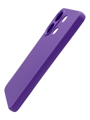 Силиконовый чехол Full Cover для Xiaomi Redmi Note 13 4G purple Full Camera без logo