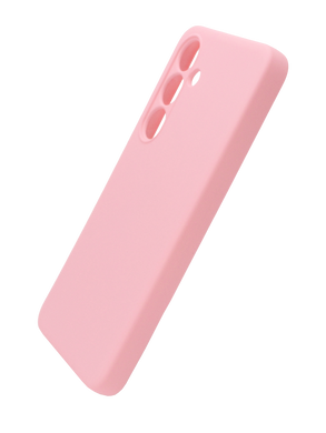 Силиконовый чехол SMTT для Samsung S24 pink Full Camera с микрофиброй