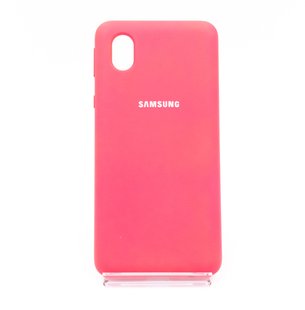 Силіконовий чохол Full Cover для Samsung A01 Core barbie pink