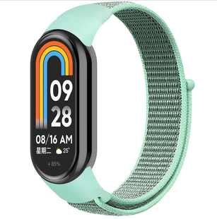 Ремешок Nylon для Xiaomi Mi Band 8/9 mint