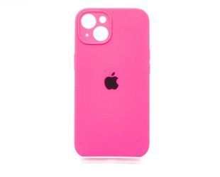 Силіконовий чохол Full Cover для iPhone 13 hot pink Full Camera