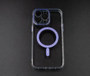 Чохол TPU+PC Colorful with Magsafe для iPhone 14 Pro Max purple