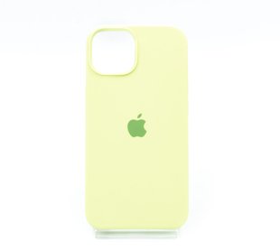 Силіконовий чохол Full Cover для iPhone 14 pistashio (fresh green) Full Camera