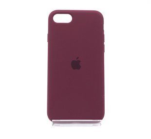 Силиконовый чехол Full Cover для iPhone SE 2020 plum
