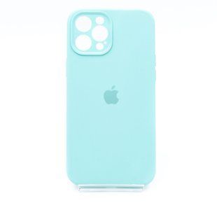 Силиконовый чехол Full Cover для iPhone 12 Pro Max marine green Full Camera