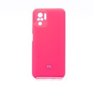 Силіконовий чохол Full Cover для Xiaomi Redmi Note 10/Note 10S shiny pink Full Camera