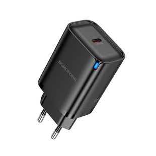 Сетевое Зарядное Устройство Borofone BA86A 1USB-C PD/QC 45W black