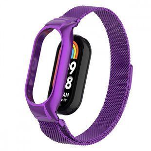 Ремінець Milanese Loop Xiaomi Mi Band 5/6 purple