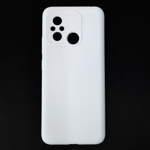 Силіконовий чохол WAVE Full Cover для Xiaomi Redmi 12C white Full Camera