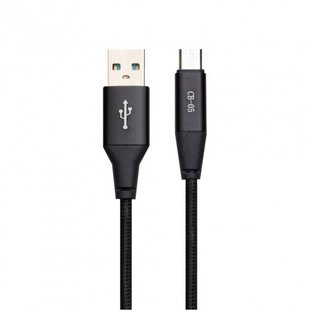 USB кабель Celebrat CB-05 Micro Super Fast 3A/1m black